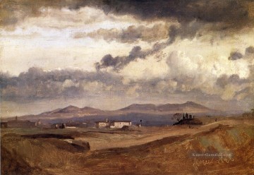  ansicht - Ansicht der römischen Campagna plein air Romantik Jean Baptiste Camille Corot